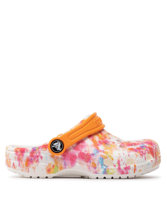 Crocs Crocs Чехли Classic Tiedye Graphic Clog K 206995 Цветен