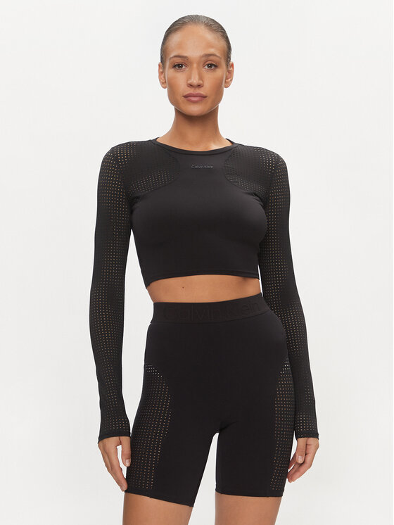 Calvin Klein Performance Calvin Klein Performance Funkčné tričko 00GWS4K261 Čierna Slim Fit
