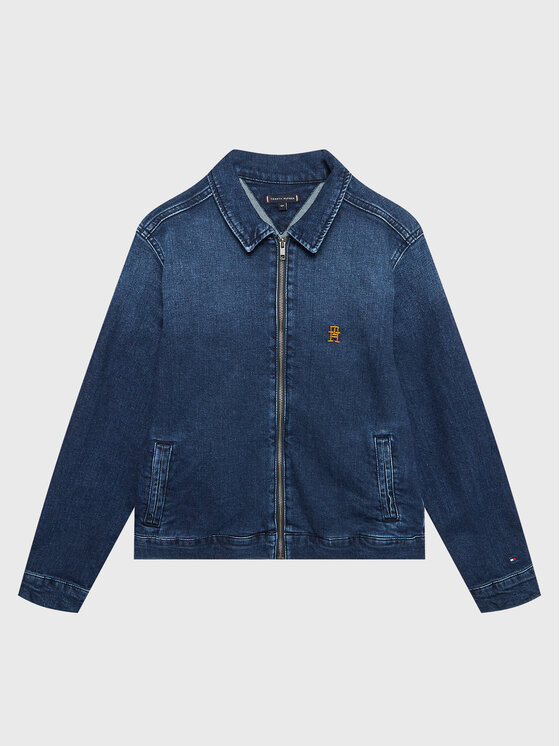 Tommy Hilfiger Tommy Hilfiger Farmer kabát Denim Ivy KB0KB07930 D Sötétkék Relaxed Fit