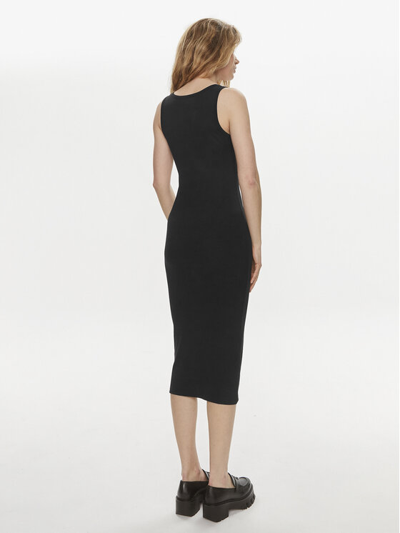 Brave Soul Brave Soul Ljetna haljina LDRJ-624RICKI Crna Slim Fit