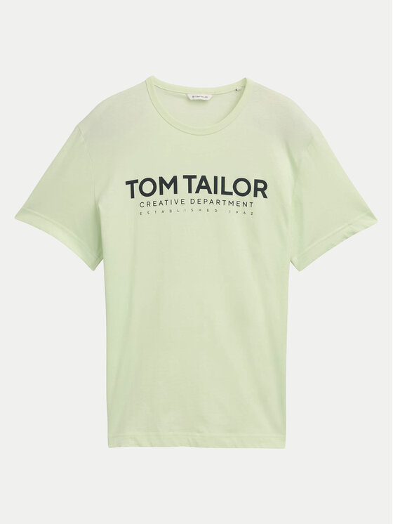 Tom Tailor Tom Tailor T-shirt 1045940 Zelena Regular Fit