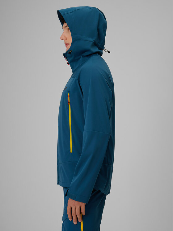 4F 4F Kurtka przejściowa TREKKING Turkusowy Regular Fit