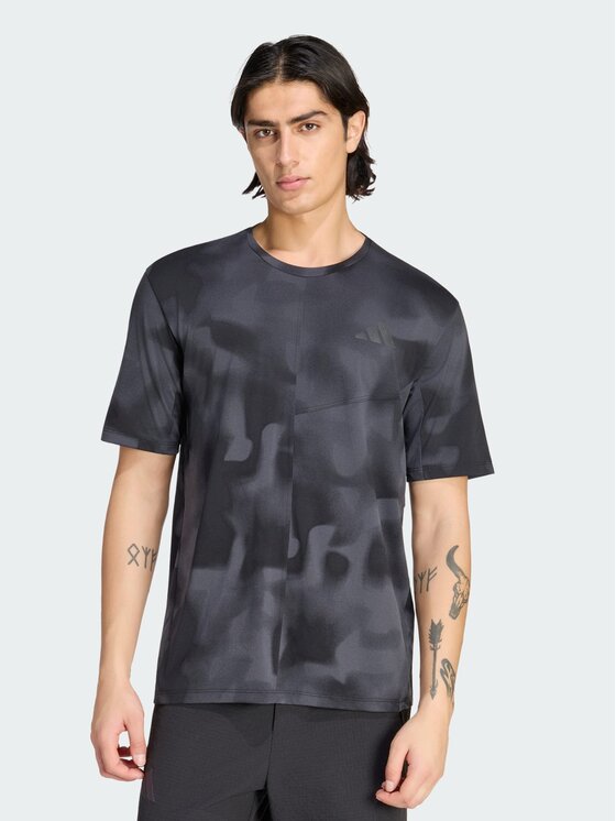adidas adidas Koszulka techniczna 168291 Czarny Regular Fit