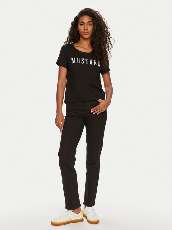 Mustang Mustang Majica Alma 1013933 Črna Regular Fit