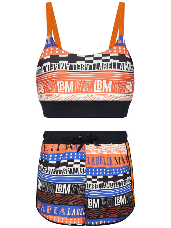LaBellaMafia LaBellaMafia Set top i kratke hlače 20977 Šarena Regular Fit