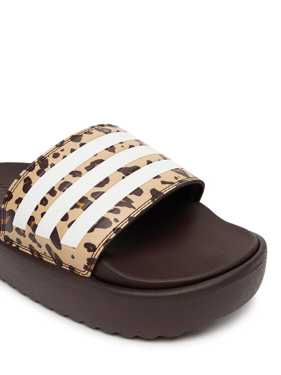 adidas adidas Nazouváky adilette Platform Slides JR9234 Hnědá