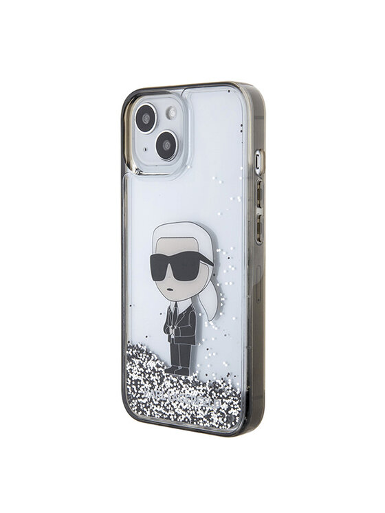 KARL LAGERFELD KARL LAGERFELD Etui na telefon iPhone 15 Przezroczysty