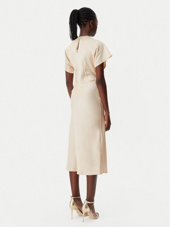 Rinascimento Rinascimento Večerní šaty CFC0122932003 Béžová Regular Fit