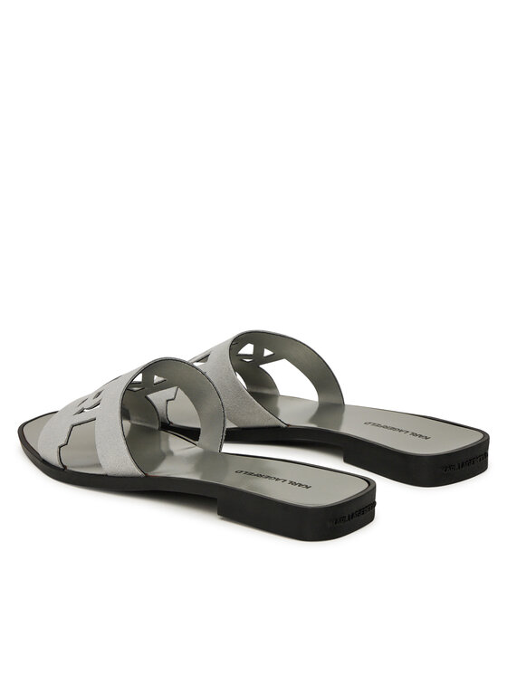 KARL LAGERFELD KARL LAGERFELD Ciabatte Skoot II KL80402 Argento