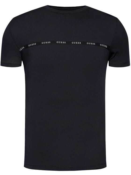 Guess Guess T-Shirt U0BM04 JR003 Schwarz Regular Fit