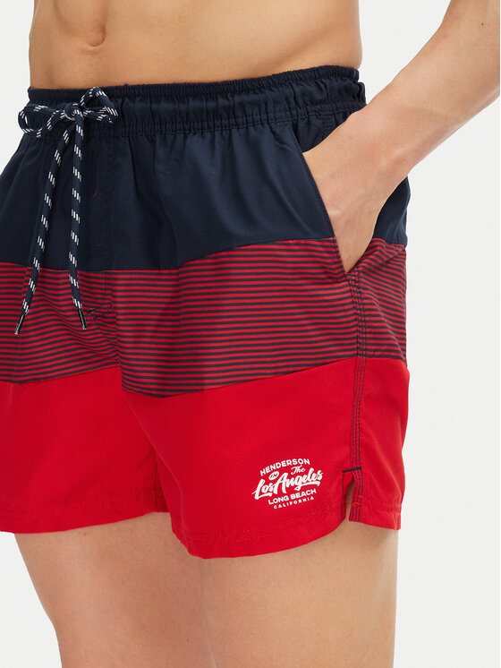 Henderson Henderson Pantaloni scurți pentru înot Rival 42609 Roșu Regular Fit