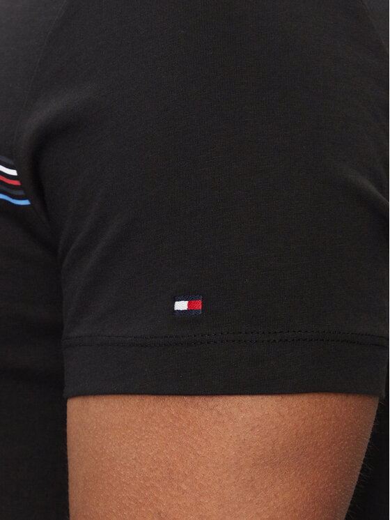 Tommy Hilfiger Tommy Hilfiger T-särk Stripe Chest MW0MW34428 Must Slim Fit