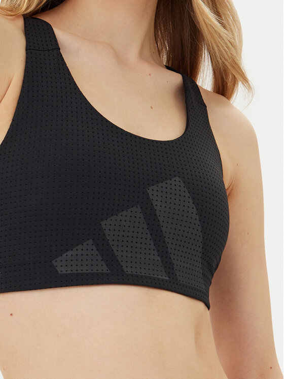 adidas adidas Sporta krūšturis Powerimpact HIIT JI9964 Melns Slim Fit