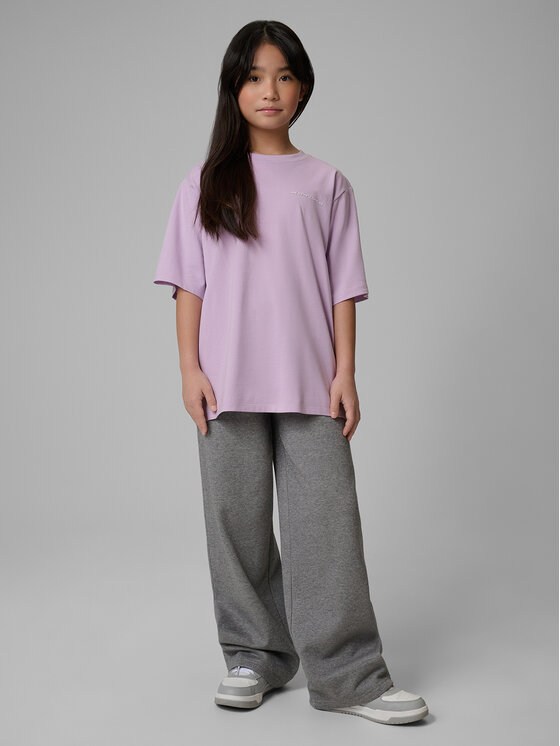 4F 4F T-Shirt ESSENTIAL 3 Fioletowy jasny Loose Fit