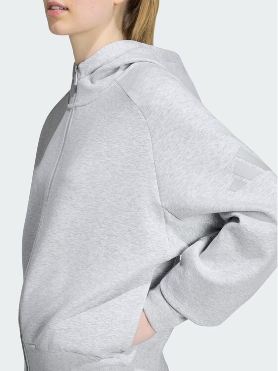 adidas adidas Bluza 163240 Szary Loose Fit