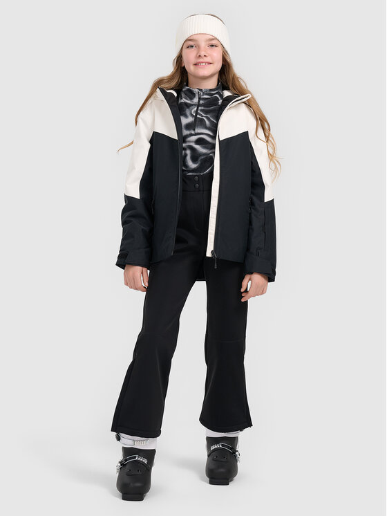 4F 4F Kurtka narciarska BASIC SKI Czarny Regular Fit