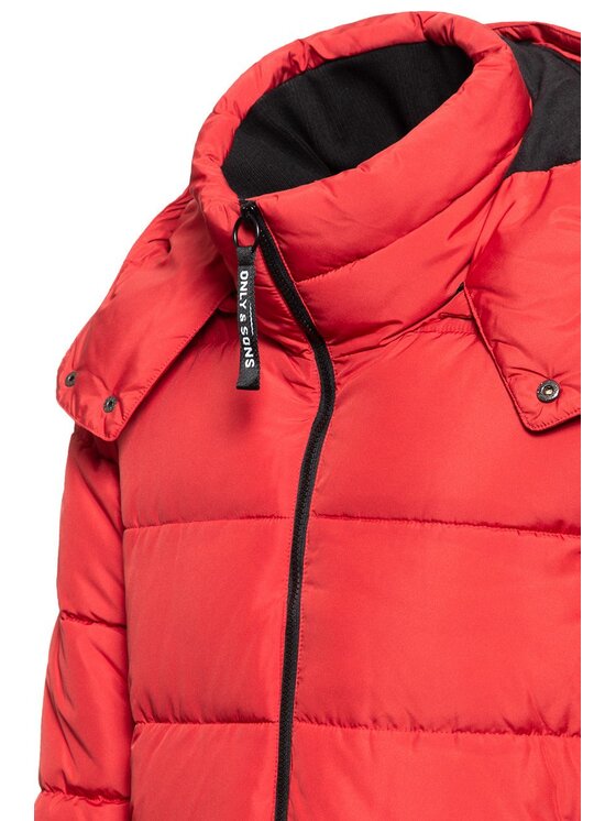Only & Sons Only & Sons Giubbotto invernale ONSGRANT PUFFA JACKET Rosso Regular Fit