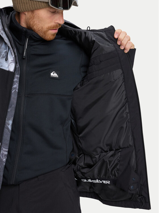 Quiksilver Quiksilver Giacca da snowboard Sycamore Printed EQYTJ03514 Nero