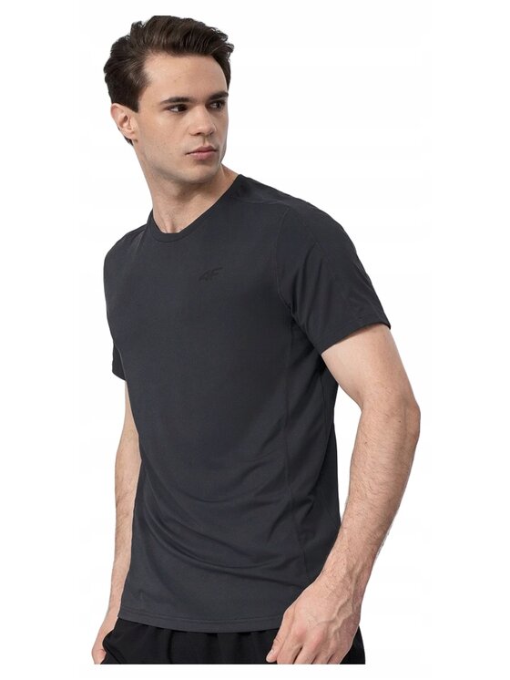 4F 4F T-Shirt TSMF011 Szary Comfortable Fit