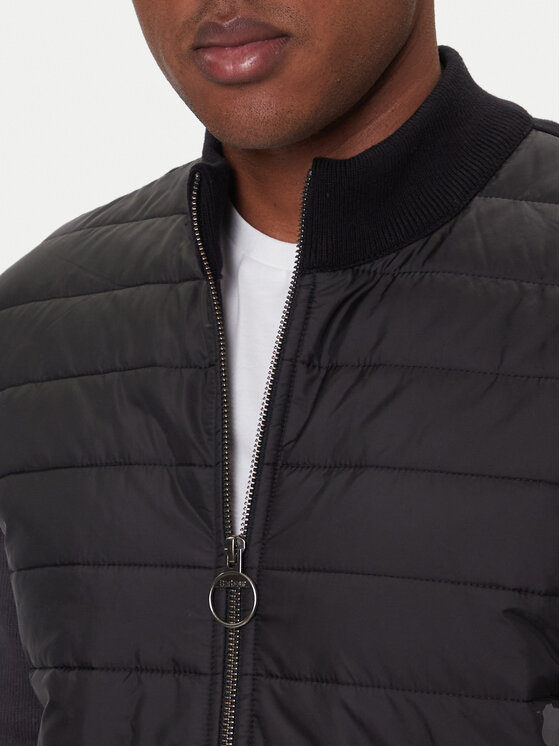 Barbour Barbour Kurtka przejściowa Carn Baffle MKN1104BK31 Czarny Regular Fit