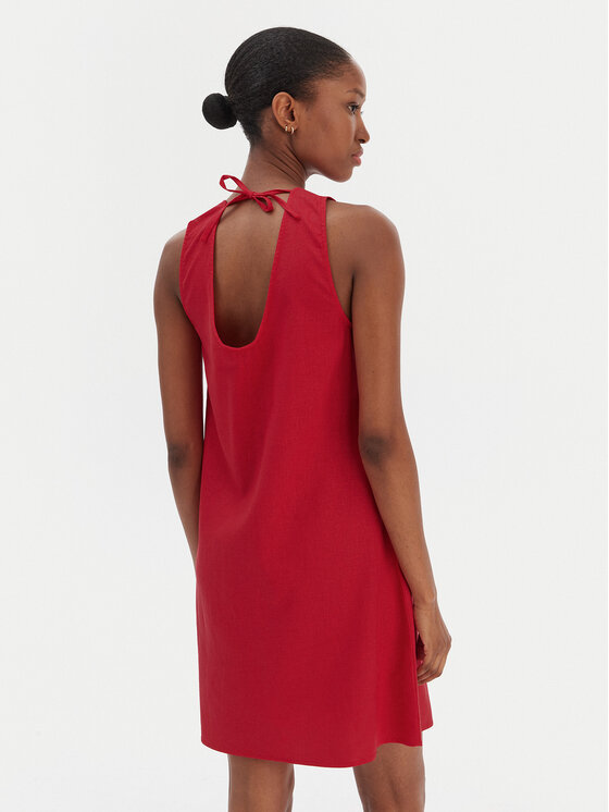 Seafolly Seafolly Sommerkleid Palermo 55508-DR Rot Regular Fit