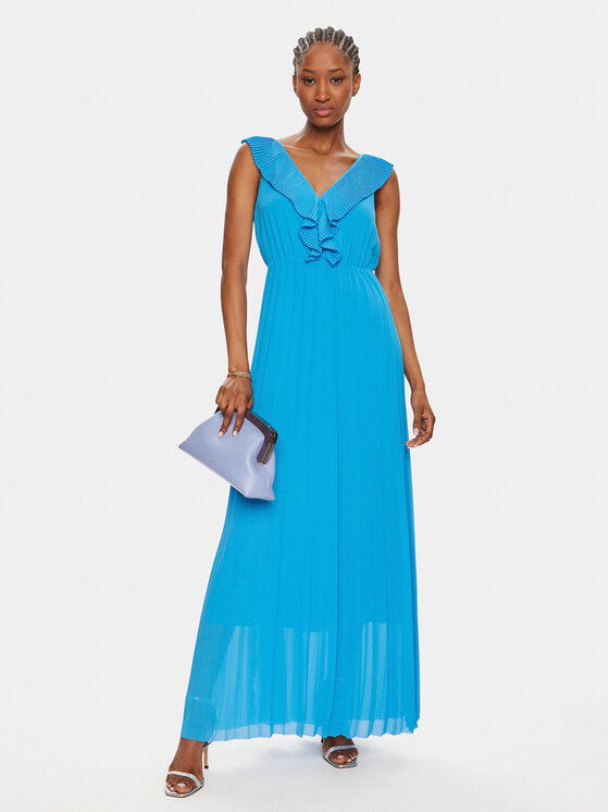 Marc Aurel Marc Aurel Rochie de vară 6954 1021 93307 Albastru Regular Fit