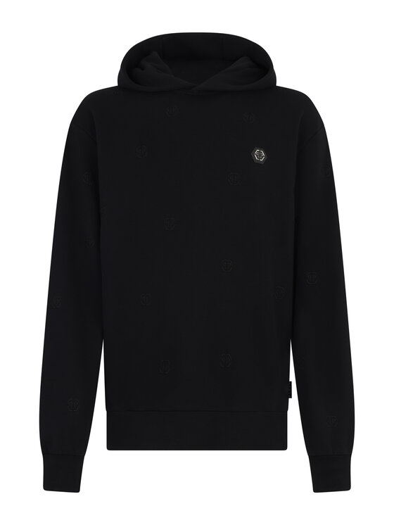 PHILIPP PLEIN PHILIPP PLEIN Bluza 29691 Czarny Regular Fit