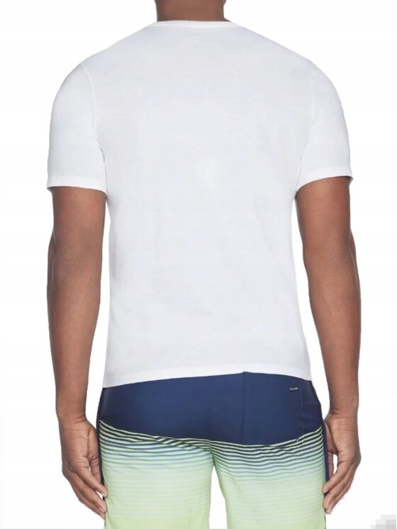 Skechers Skechers T-Shirt TS26-WHT Biały Standard Fit