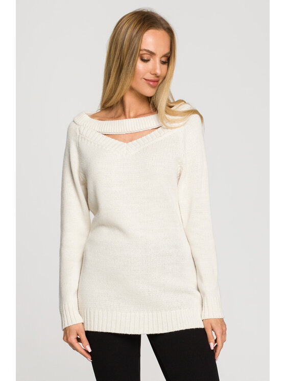 Made of Emotion Made of Emotion Sweter M711 Szary