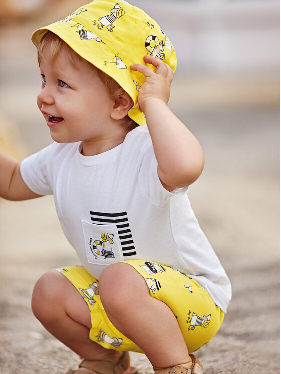 Mayoral Mayoral T-shirt 1639 Giallo Regular Fit