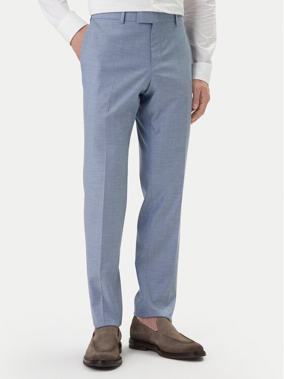 BOSS BOSS Kostiumas Huge 50557273 Žydra Slim Fit