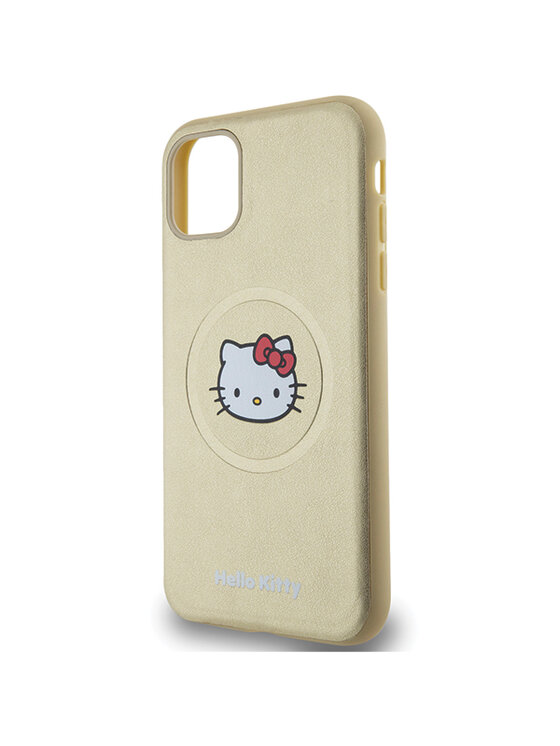 Hello Kitty Hello Kitty Etui na telefon iPhone 11 / Xr Złoty
