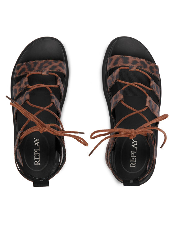 REPLAY REPLAY Босоніжки GWF6L.000.C0003S Темно-коричневий