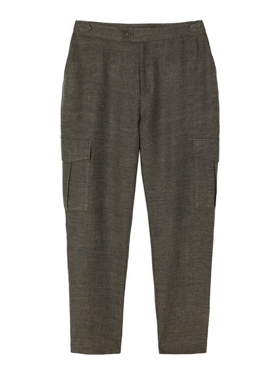 TATUUM TATUUM Spodnie materiałowe ALTI 1 Zielony Loose Fit