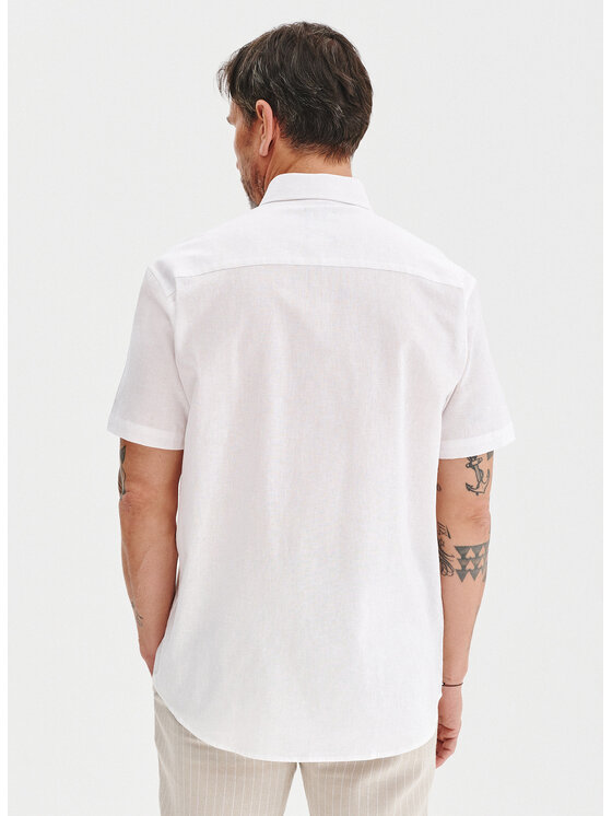 Pako Lorente Pako Lorente Koszula P25SF-1K-003 Biały Regular Fit