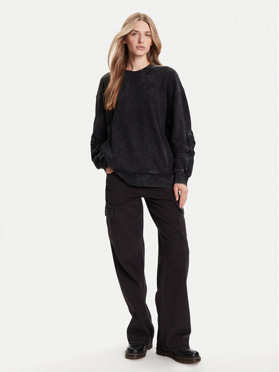 G-Star Raw G-Star Raw Hlače Judee D24673-E078 Crna Relaxed Fit