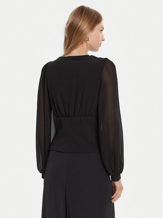 Rinascimento Rinascimento Bluse CFC0126180003 Schwarz Regular Fit