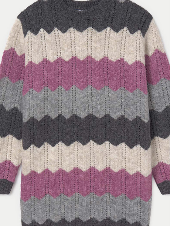 Mayoral Mayoral Трикотажна сукня 7984 Кольоровий Regular Fit
