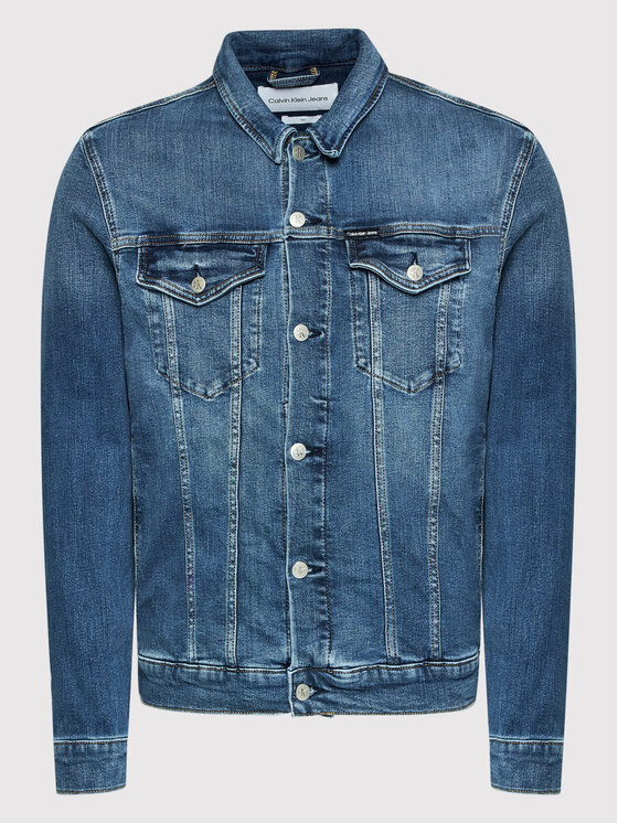 Calvin Klein Jeans Calvin Klein Jeans Τζιν μπουφάν J30J321007 Μπλε Slim Fit