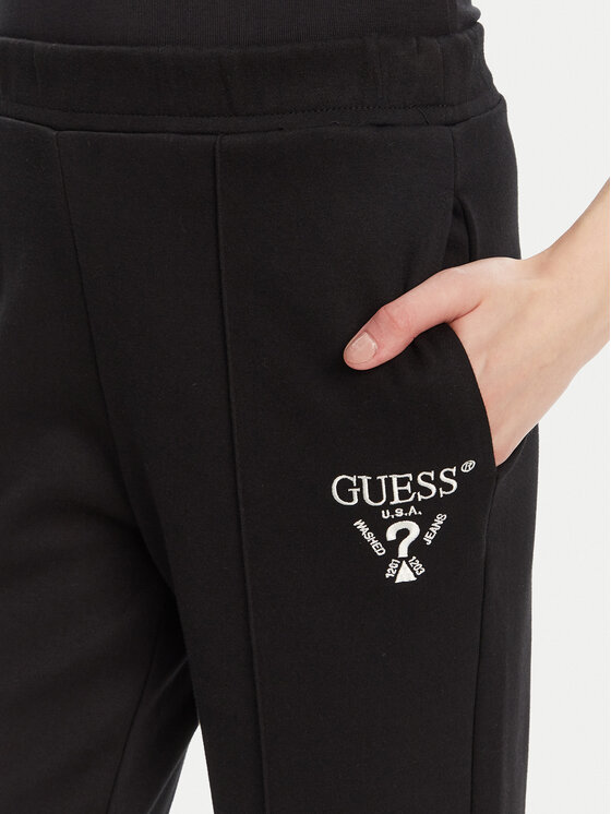 Guess Guess Παντελόνι φόρμας V5RB13 KC3D2 Μαύρο Regular Fit