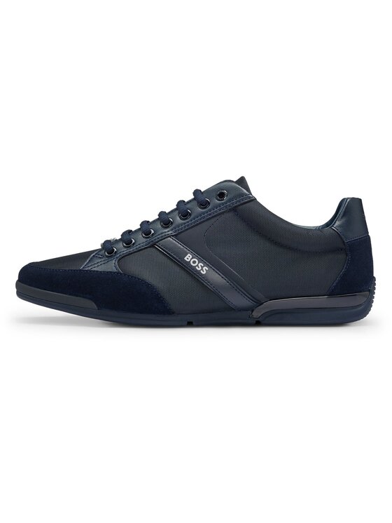 BOSS BOSS Sneakersy 24850 Granatowy