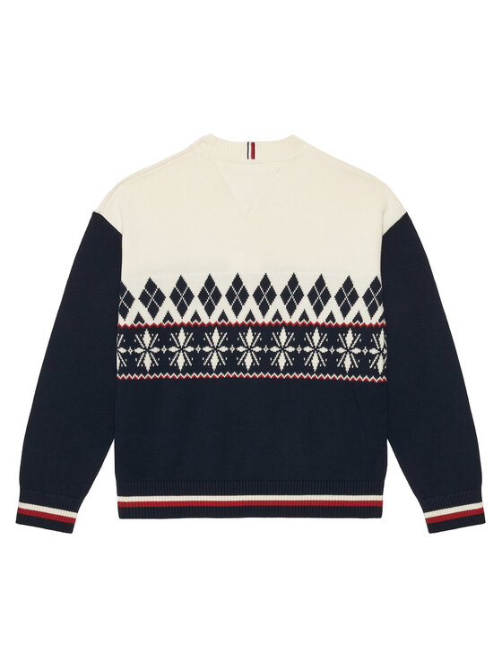 Tommy Hilfiger Tommy Hilfiger Kampsun Winter  KB0KB10700 Kreemjas Regular Fit