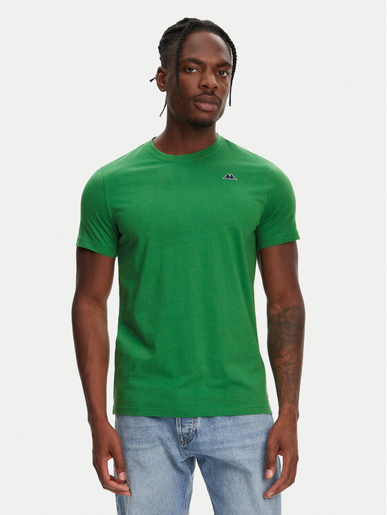 Robe di Kappa Robe di Kappa T-Shirt Luc 611187W Zielony Regular Fit