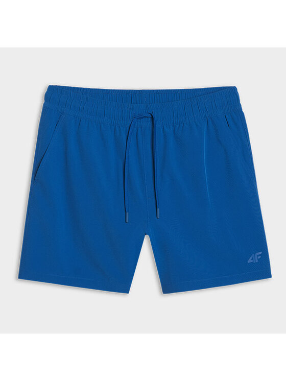 4F 4F Plážové šortky 4FWSS25UBDSM134-033S Modrá Regular Fit