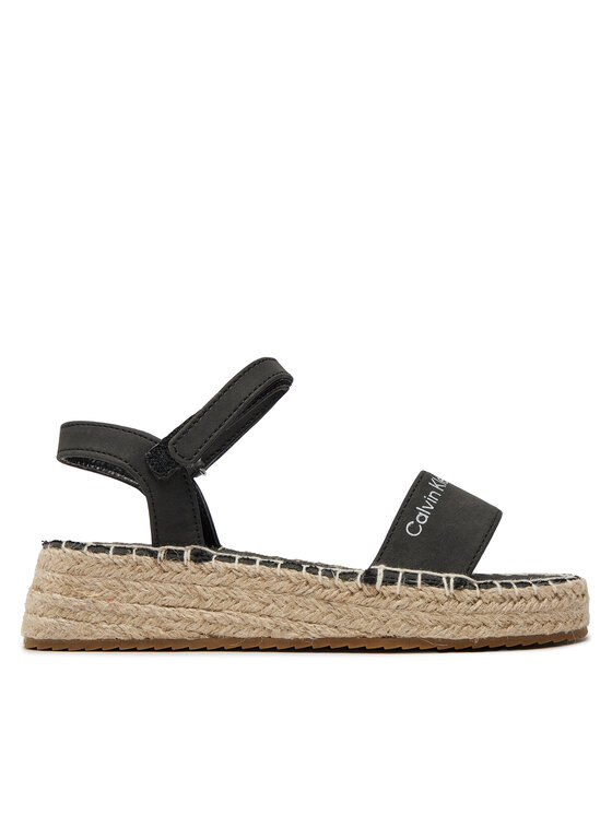Gyerek Espadrilles Calvin Klein Jeans, Méret: 33, Fekete, V3A7-80839-1708999 M