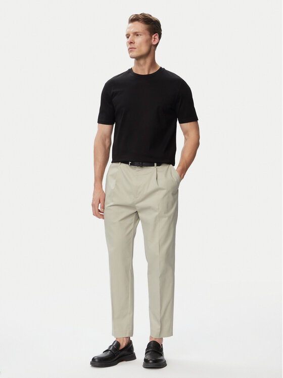 HUGO HUGO T-krekls Dimerstee 50542969 Melns Slim Fit
