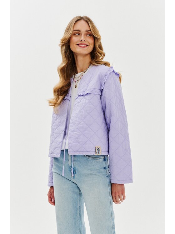 NAOKO NAOKO Kurtka przejściowa Magnolia Fioletowy Regular Fit