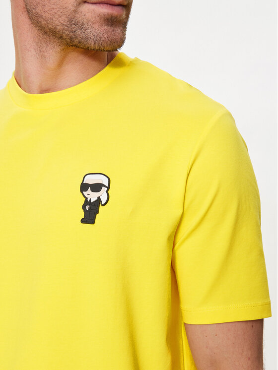 KARL LAGERFELD T-Shirt 755027 542221 Gelb Regular Fit | Modivo.de