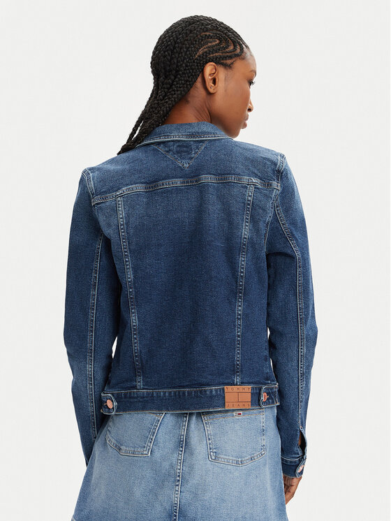 Tommy Jeans Tommy Jeans Džinsinė striukė Vivianne DW0DW17959 Mėlyna Slim Fit