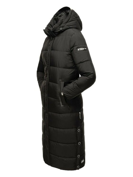 Navahoo Navahoo Kurtka zimowa Isalie Czarny Casual Fit